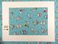 Preview: Patchworkstoff in türkis aus der Serie From the Hearts von Clothworks A4 Ansicht